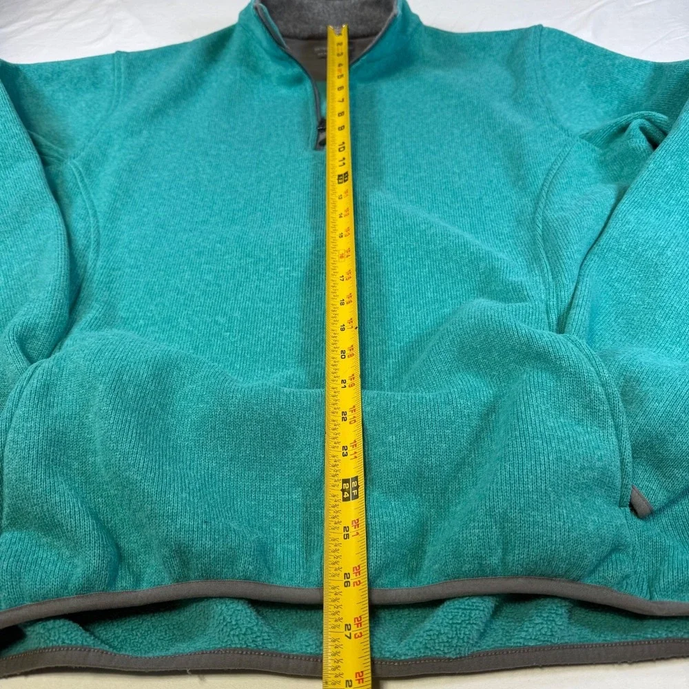 Peter Millar Element 4 Warmth 1/4 Zip Pullover Golf Fleece Men's Size XL Teal